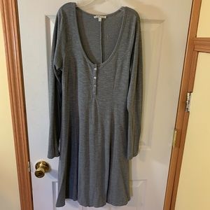 Grey cotton dress